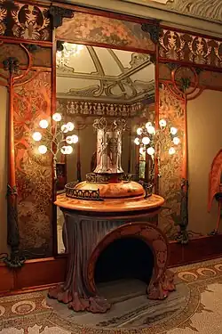 French Art Nouveau&nbsp;– Bijouterie Fouquet, Musée Carnavalet, Paris, by Alphonse Mucha, c. 1900[64]