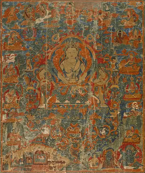 Amitayus in Sukhavati, India, Jammu and Kashmir, Ladakh, Basgo Castle, ca. 1625.