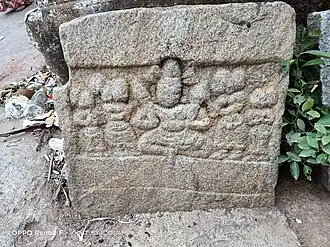 A Veeramasti Memorial Stone dating to 13-14th Century