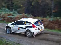 Andreas Mikkelsen at 2010 Rally Scotland