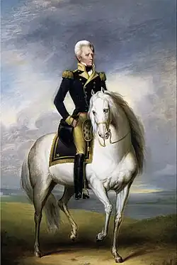 Andrew_Jackson_astride_Sam_Patch,_painted_by_Ralph_E._W._Earl_circa_1833_Andrew_Jackson's_Hermitage