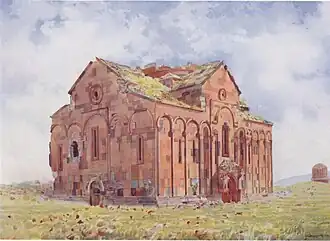 Watercolour by Arshak Fetvadjian, 1905