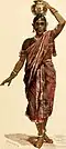 Tamil woman, 1890 illustration from Annalen des K.K. Naturhistorischen Hofmuseums