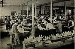 Early chemistry lab at OSU. Known as the "Chem Shack" (1904).