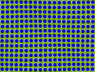 A peripheral drift illusion by Paul Nasca