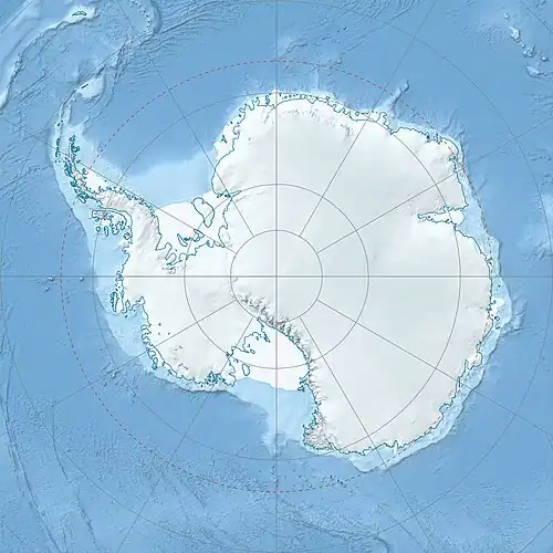 Location of Dome C Station in Antarctica