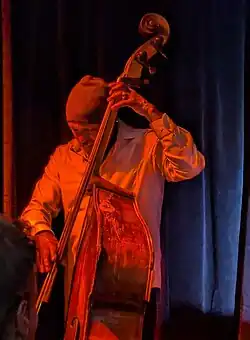 Anthony Cox at the Icehouse music venue, Minneapolis MN, USA, 2025