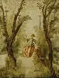 The Swing by Antoine Watteau (c. 1712)