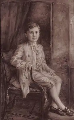 Lord Montgomerie (17th Earl) in 1921 from a painting presented by the tenantry of Eglinton estates