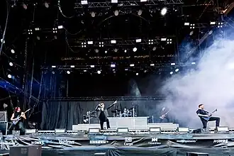 Architects performing live at Rock am Ring in 2023.