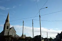 Arles village and church