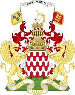 Heraldique blason de Rochechouart
