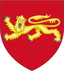 Angevin coat of arms (12th century) of Aquitaine