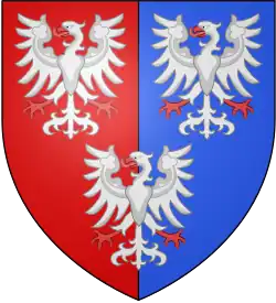Arms of the Earl of Leicester