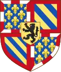 Arms of the Duke of Burgundy (1404-1430)