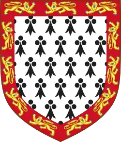 Jean of Montfort's coat of arms.