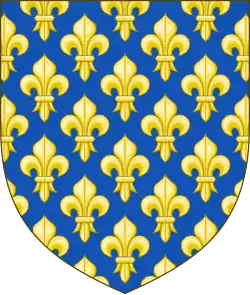 Early coat-of-arms of the House of Capet (France ancient)
