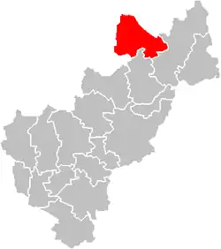 Location of the municipality in Querétaro