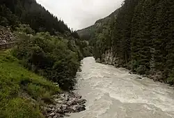 Ötztaler Ache in Aschbach