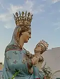 Our lady of Trapani statue