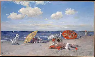 At the Seaside, circa 1898, Metropolitan Museum of Art