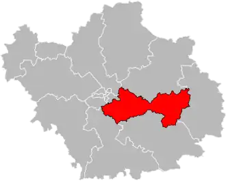 Situation of the canton of Vendeuvre-sur-Barse in the department of Aube