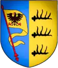 In 1777, the number of Electors dropped from nine to eight, until 1803, when Württemberg was raised to an electorate by the Imperial diet, while the prince himself was elevated from Standard-Bearer (Bannerherr) to Arch-Standardbearer.[10]