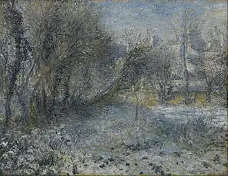 Renoir: Snowy Landscape (1870-1875)