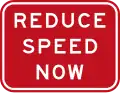 (GE9-3) Reduce Speed Now