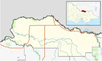 Barmah is located in Shire of Moira