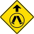 (W6-2) Pedestrian Crossing Ahead