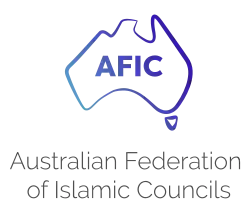 "AFIC" within a sketch of the map of Australia.