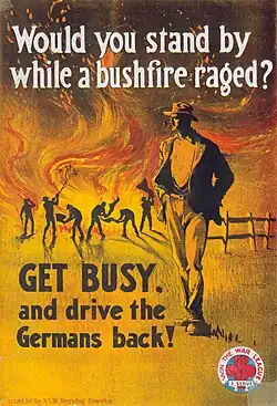 An Australian World War I recruitment poster