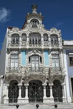 Façade of Major Pessoa Residence in Aveiro (1907–1909)[124]