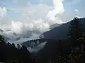 A view of mountains from track between Donga Gali and Ayubia known as Ayubia National Park track.