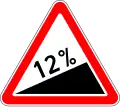 Steep ascent