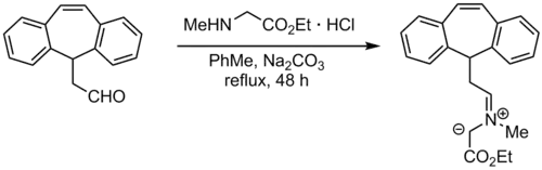 Azomethine ylide from condensation