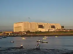 Devonshire Dock Hall is one of the world's largest shipbuilding halls.