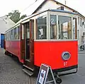 Brown, Boveri & Cie tram from pre-WWII period in Belgrade, Serbia