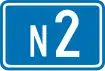 National Route 2 shield}}