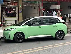 BYD D1 driver side with the hinged rear door