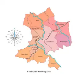 Map of Bade Kapsi Planning Area
