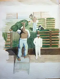 Guayas River, Guayaquil, Ecuador, 1936.