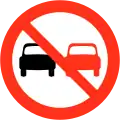 No overtaking