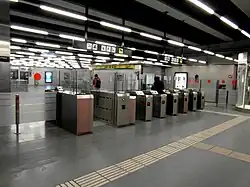 The station's ticket hall
