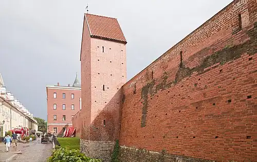Reconstructed section of the medieval city wall