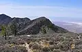 North aspect of Bartlett Peak centered, as seen from Bush Mountain