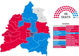 2023 results map
