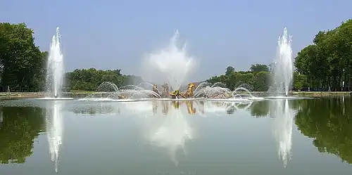 The Bassin d'Apollon in the Gardens of Versailles