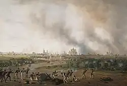 Battle of Smolensk on 18 August 1812